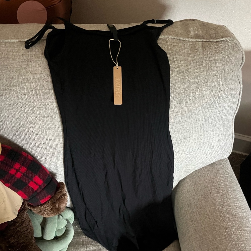 Skims ribbed mini dress